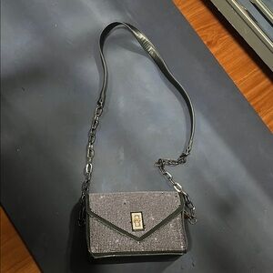 Elegant Black and Gray Women's Bag